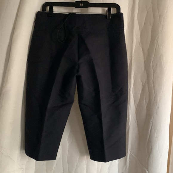Lanvin Black Drawstring Waist Cotton Shorts 38 - Picture 5 of 8